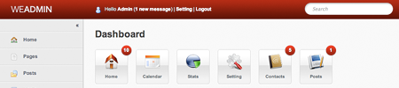 WEADMIN | clean and modern admin theme